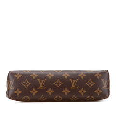 ルイ ヴィトン モノグラム サン プラシード チェーンショルダーバッグ M43713 スリーズ ブラウン PVC レザー レディース LOUIS VUITTON 【中古】