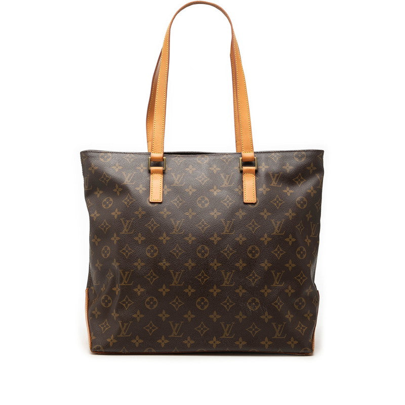 ルイ ヴィトン モノグラム カバメゾ ショルダーバッグ トートバッグ M51151 ブラウン PVC レザー レディース LOUIS VUITTON 【中古】
