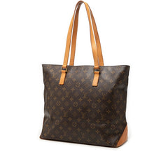 ルイ ヴィトン モノグラム カバメゾ ショルダーバッグ トートバッグ M51151 ブラウン PVC レザー レディース LOUIS VUITTON 【中古】