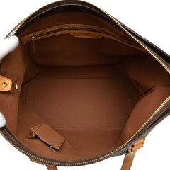 ルイ ヴィトン モノグラム カバメゾ ショルダーバッグ トートバッグ M51151 ブラウン PVC レザー レディース LOUIS VUITTON 【中古】
