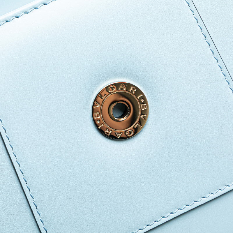 ブルガリ セルペンティ フォーエバー ショルダーバッグ ブルー レザー レディース BVLGARI 【中古】