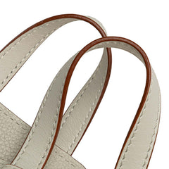 ロエベ アナグラム ハンモックミニ ハンドバッグ ショルダーバッグ 2WAY ホワイト レザー レディース LOEWE 【中古】