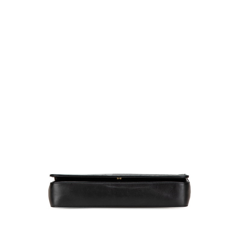 サンローラン チェーン ワンショルダーバッグ 314509 ブラック レザー レディース SAINT LAURENT 【中古】