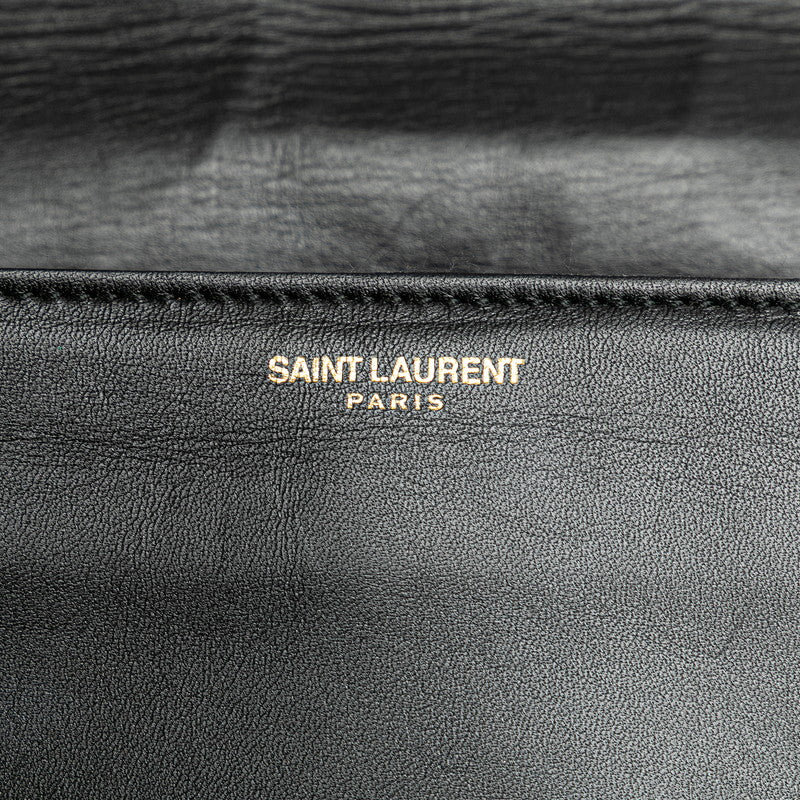サンローラン チェーン ワンショルダーバッグ 314509 ブラック レザー レディース SAINT LAURENT 【中古】