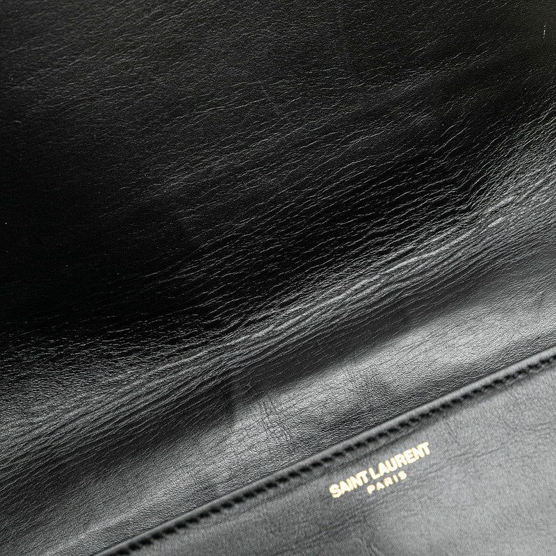 サンローラン チェーン ワンショルダーバッグ 314509 ブラック レザー レディース SAINT LAURENT 【中古】