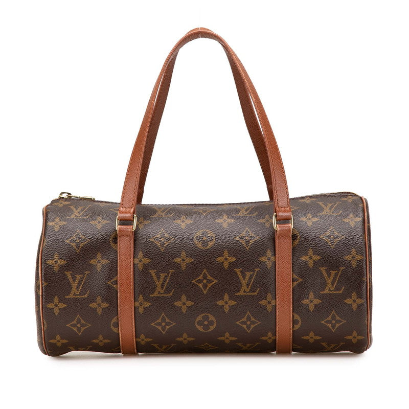 ルイ ヴィトン モノグラム パピヨン30 ハンドバッグ M51385 ブラウン PVC レザー レディース LOUIS VUITTON 【中古】