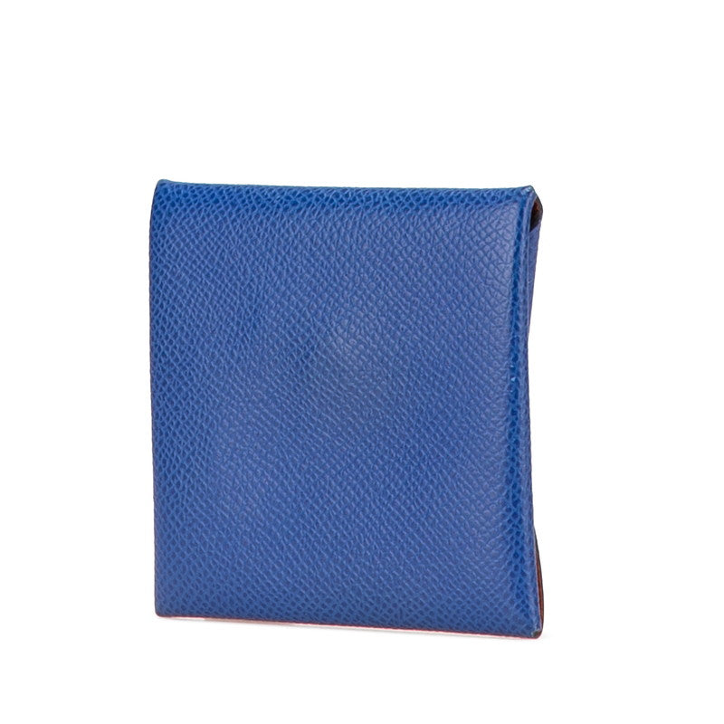 エルメス バスティア コインケース ブルーロワイヤル テールバテュ ヴォーエプソン レディース HERMES 【中古】
