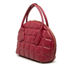 ボッテガヴェネタ ザ スウープ ハンドバッグ ショルダーバッグ 2WAY レッド レザー レディース BOTTEGAVENETA 【中古】