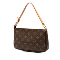 ルイ ヴィトン モノグラム ポシェット アクセソワール ハンドバッグ ポーチ M51980 ブラウン PVC レザー レディース LOUIS VUITTON 【中古】