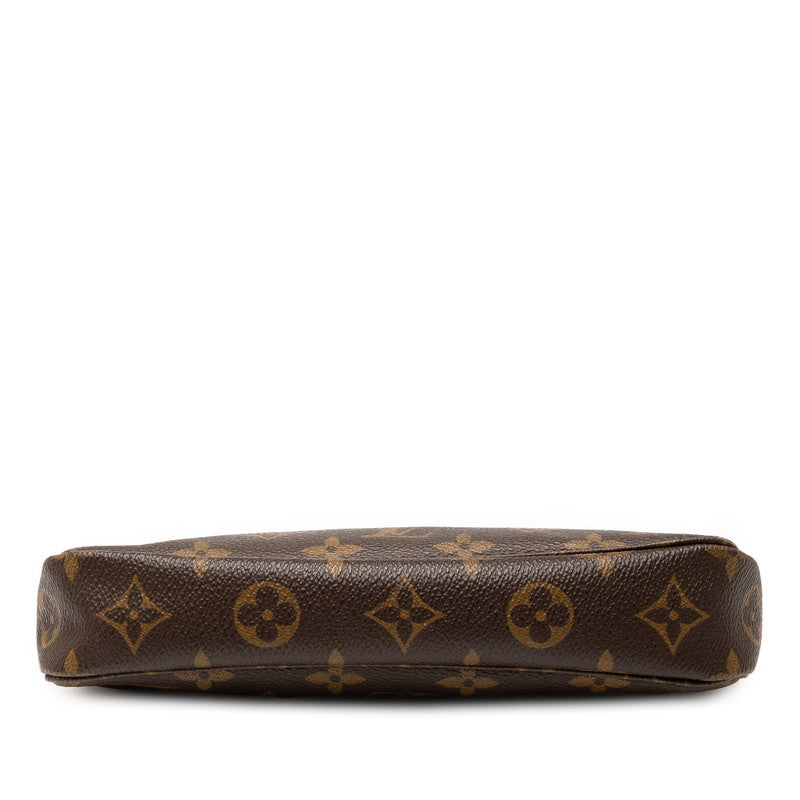 ルイ ヴィトン モノグラム ポシェット アクセソワール ハンドバッグ ポーチ M51980 ブラウン PVC レザー レディース LOUIS VUITTON 【中古】