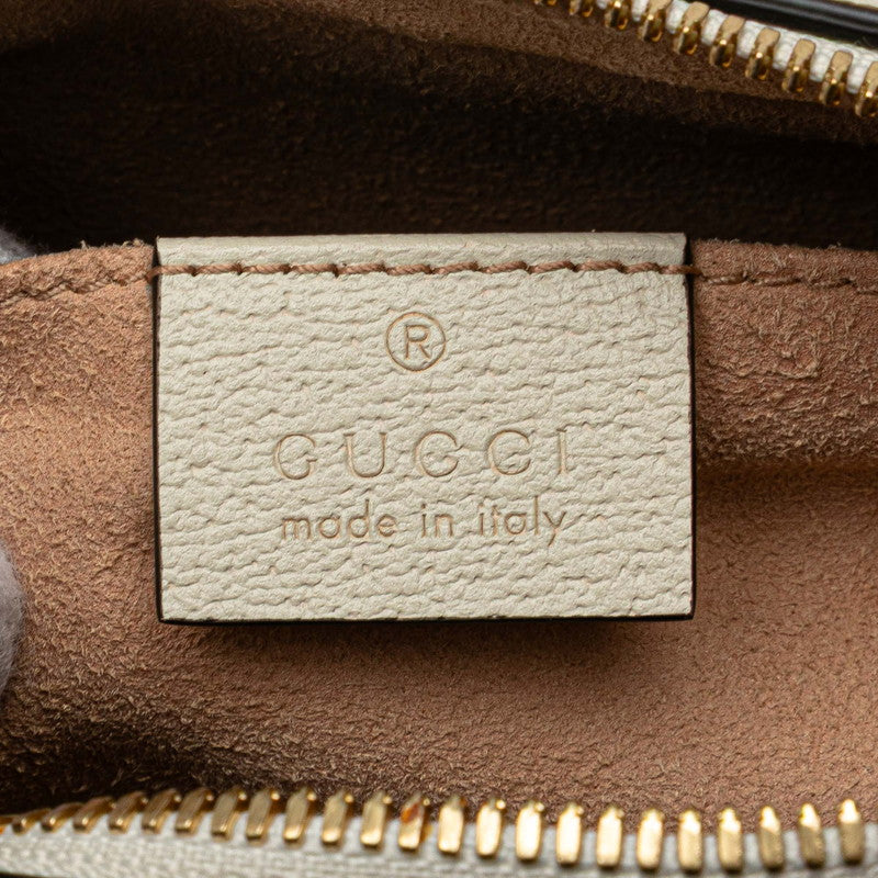 グッチ GGオフィディア ハンドバッグ ショルダーバッグ 2WAY 602577 ホワイト レザー レディース GUCCI 【中古】
