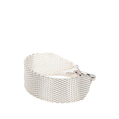 ティファニー オープンハート トグルチェーン ブレスレット バングル SV925 シルバー レディース TIFFANY&Co. 【中古】