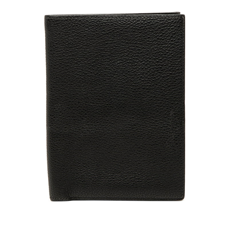 エルメス 二つ折り財布 ブラック トゴ レディース HERMES 【中古】