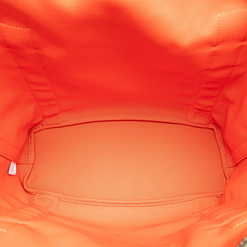 エルメス サックドパンサージュ グルーム トートバッグ ショルダーバッグ 2WAY カーキ キャンバス レザー レディース HERMES 【中古】