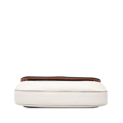 プラダ ピオニエール ショルダーバッグ 1BD110 ホワイト レザー レディース PRADA 中古