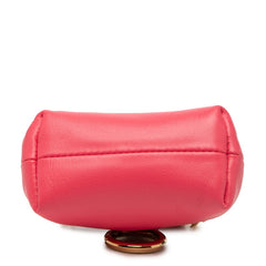 フェンディ ナノ フェンディ ファースト チャーム チェーン ミニショルダーバッグ 7AS051 ABVE ピンク レザー レディース FENDI 【中古】