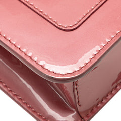 ブルガリ セルペンティ フォーエバー チェーン ショルダーバッグ ピンク エナメル レディース BVLGARI 【中古】