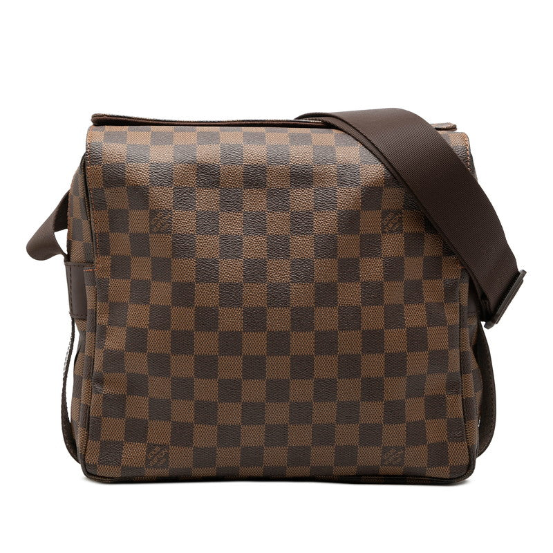 ルイ ヴィトン ダミエ ナヴィグリオ 斜め掛け ショルダーバッグ N45255 ブラウン PVC レディース LOUIS VUITTON 【中古】