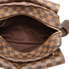 ルイ ヴィトン ダミエ ナヴィグリオ 斜め掛け ショルダーバッグ N45255 ブラウン PVC レディース LOUIS VUITTON 【中古】