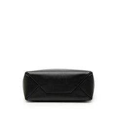 セリーヌ バーティカル カバ スモール ハンドバッグ ショルダーバッグ 2WAY 189813 ブラック レザー レディース CELINE 【中古】