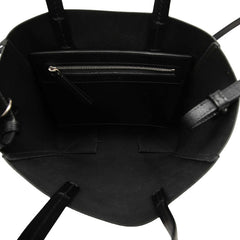 セリーヌ バーティカル カバ スモール ハンドバッグ ショルダーバッグ 2WAY 189813 ブラック レザー レディース CELINE 【中古】