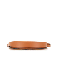 ロエベ アナグラム ヒールポーチ スモール 斜め掛け ショルダーバッグ ポーチ タン ブラウン レザー レディース LOEWE 【中古】