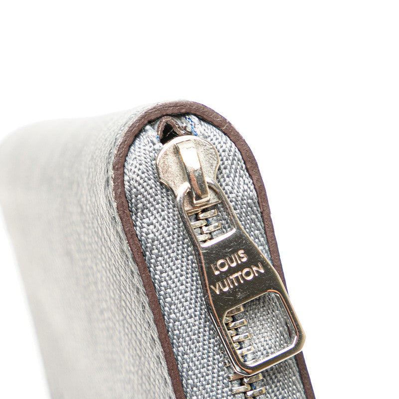 ルイ ヴィトン タイガ ジッピー コインパース コインケース M32617 グラシエ グレー レザー メンズ LOUIS VUITTON 【中古】