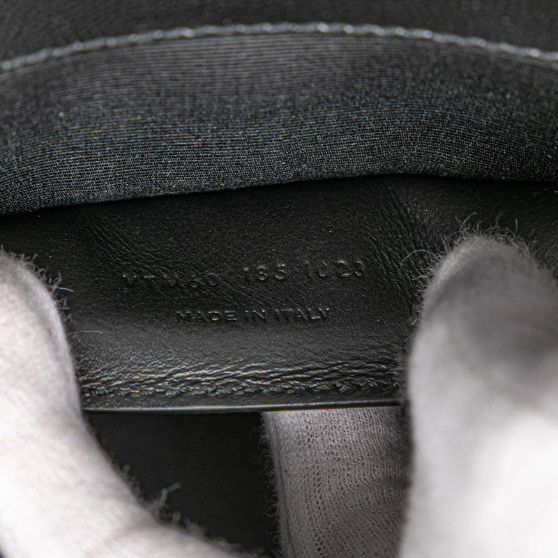 サンローラン YSLロゴ エンヴェロップ ミディアム ショルダーバッグ ブラック ゴールド レザー レディース SAINT LAURENT 【中古】