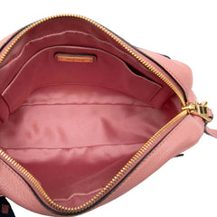 ミュウ ミュウ マドラス 斜め掛け ショルダーバッグ ピンク レザー レディース Miu Miu 【中古】