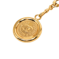 シャネル ココマーク 31 RUE CAMBON ル カンボン 3連 チェーンベルト ゴールド メッキ レザー レディース CHANEL 【中古】