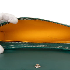 ゴヤール モンテカルロPM クラッチバッグ ショルダーバッグ グリーン PVC レザー レディース GOYARD 【中古】