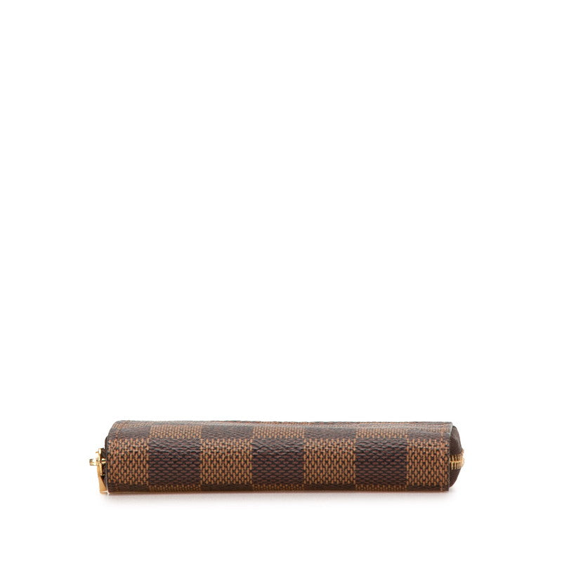 ルイ ヴィトン ダミエ ジッピー コインパース 二つ折り財布 N63070 ブラウン PVC レディース LOUIS VUITTON 【中古】