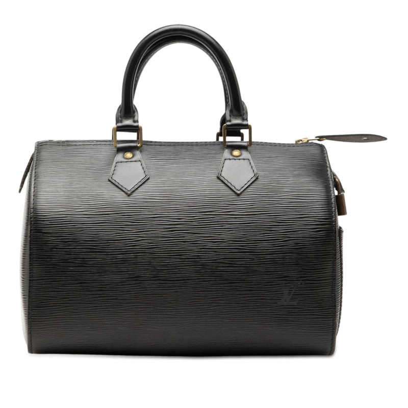 ルイ ヴィトン エピ スピーディ25 ハンドバッグ ミニボストンバッグ M59032 ノワール ブラック レザー レディース LOUIS VUITTON 【中古】