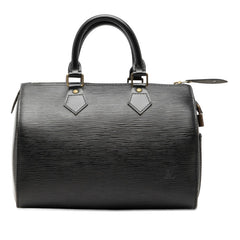 ルイ ヴィトン エピ スピーディ25 ハンドバッグ ミニボストンバッグ M59032 ノワール ブラック レザー レディース LOUIS VUITTON 【中古】