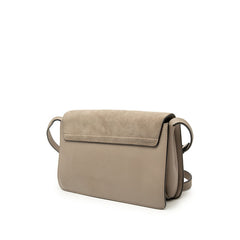 クロエ フェイ Faye 斜め掛け ショルダーバッグ グレージュ レザー スウェード レディース Chloe 【中古】
