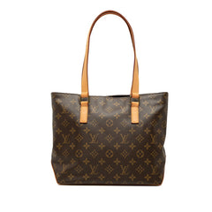 ルイ ヴィトン モノグラム カバピアノ トートバッグ M51148 ブラウン PVC レザー レディース LOUIS VUITTON 【中古】