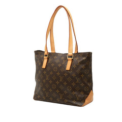 ルイ ヴィトン モノグラム カバピアノ トートバッグ M51148 ブラウン PVC レザー レディース LOUIS VUITTON 【中古】