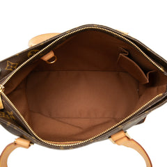 ルイ ヴィトン モノグラム カバピアノ トートバッグ M51148 ブラウン PVC レザー レディース LOUIS VUITTON 【中古】