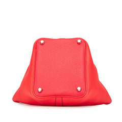 エルメス ピコタンロックPM ハンドバッグ ローズジャイプール レッド トリヨンクレマンス レディース HERMES 【中古】
