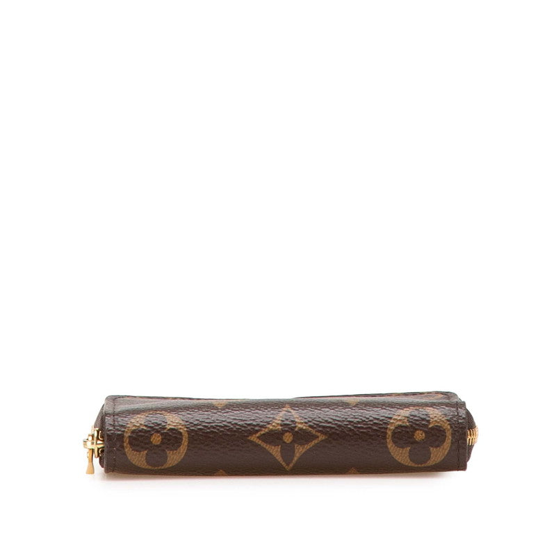 ルイ ヴィトン モノグラム ジッピー コインパース コインケース カードケース M60067 ブラウン PVC レザー レディース LOUIS VUITTON 【中古】