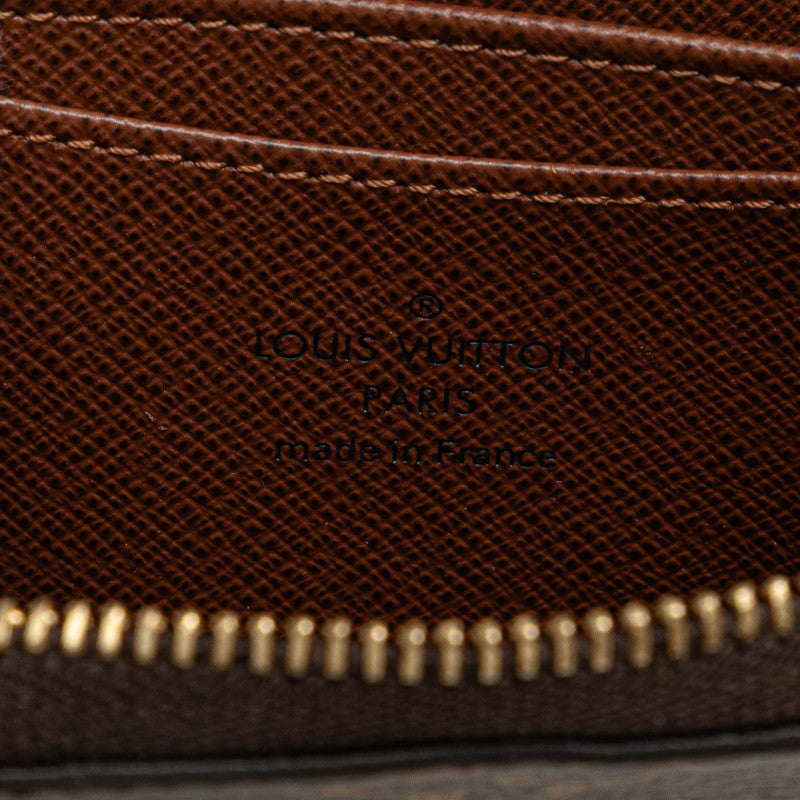 ルイ ヴィトン モノグラム ジッピー コインパース コインケース カードケース M60067 ブラウン PVC レザー レディース LOUIS VUITTON 【中古】