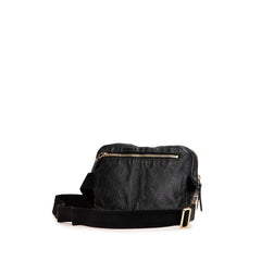 グッチ グッチシマ ボディバッグ ウエストバッグ 246417 ブラック レザー レディース GUCCI 【中古】