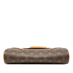 ルイ ヴィトン モノグラム ソナチネ ハンドバッグ M51902 ブラウン PVC レザー レディース LOUIS VUITTON 【中古】