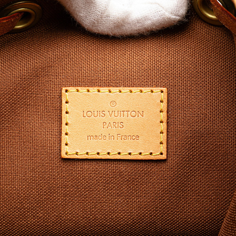 ルイ ヴィトン モノグラム サック アドボスフォール リュック バックパック M40107 ブラウン PVC レザー レディース LOUIS VUITTON 【中古】