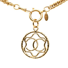 シャネル ココマーク チェーン ネックレス ゴールド メッキ レディース CHANEL 【中古】