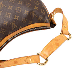 ルイ ヴィトン モノグラム トゥラムPM ワンショルダーバッグ M40076 ブラウン PVC レザー レディース LOUIS VUITTON 中古