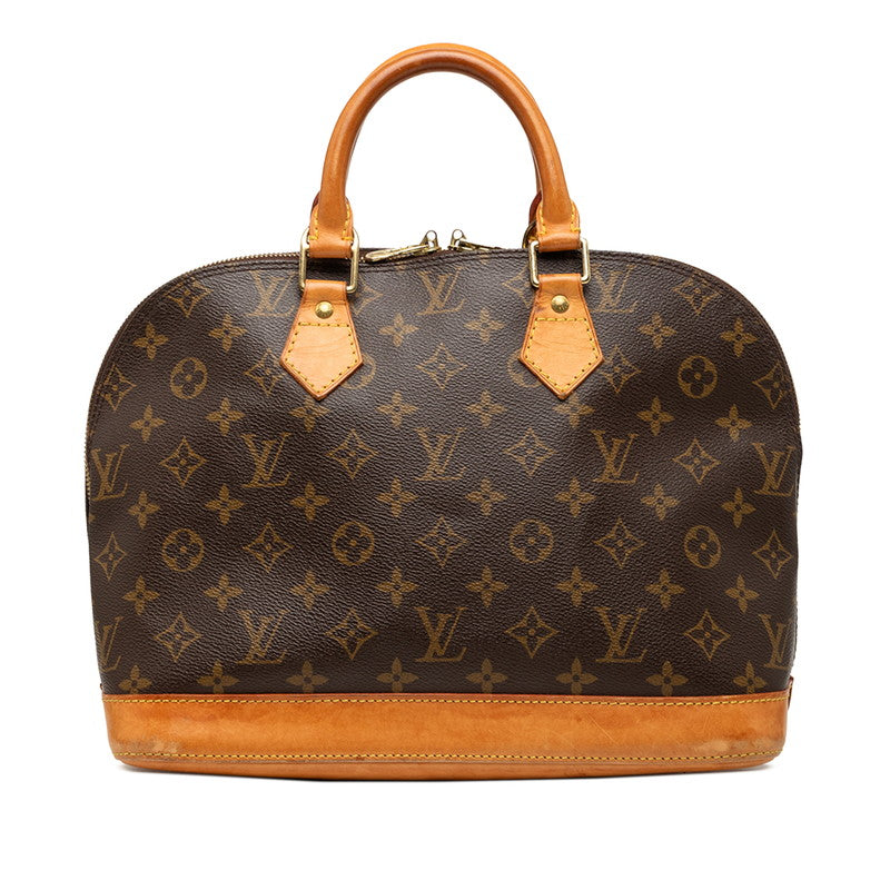 ルイ ヴィトン モノグラム アルマPM 旧型 ハンドバッグ ショルダーバッグ2WAY M51130 ブラウン PVC レザー レディース LOUIS VUITTON 【中古】