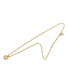 ディオール ヴィンテージ CDロゴ ネックレス ゴールド メッキ レディース Dior 【中古】