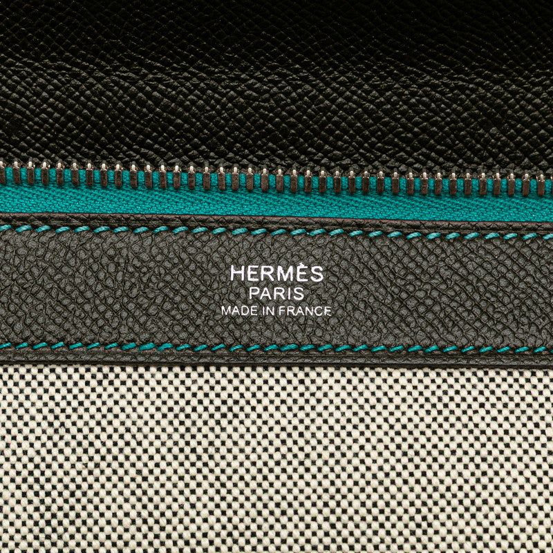 エルメス セルヴィエット 57 ハンドバッグ ビジネスバッグ ヴェールヴェローヌ ヴォーエプソン レディース HERMES 【中古】