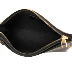 ルイ ヴィトン モノグラム パラス クラッチ チェーン ショルダーバッグ ハンドバッグ M41639 ブラウン ブラック PVC レザー レディース LOUIS VUITTON 【中古】